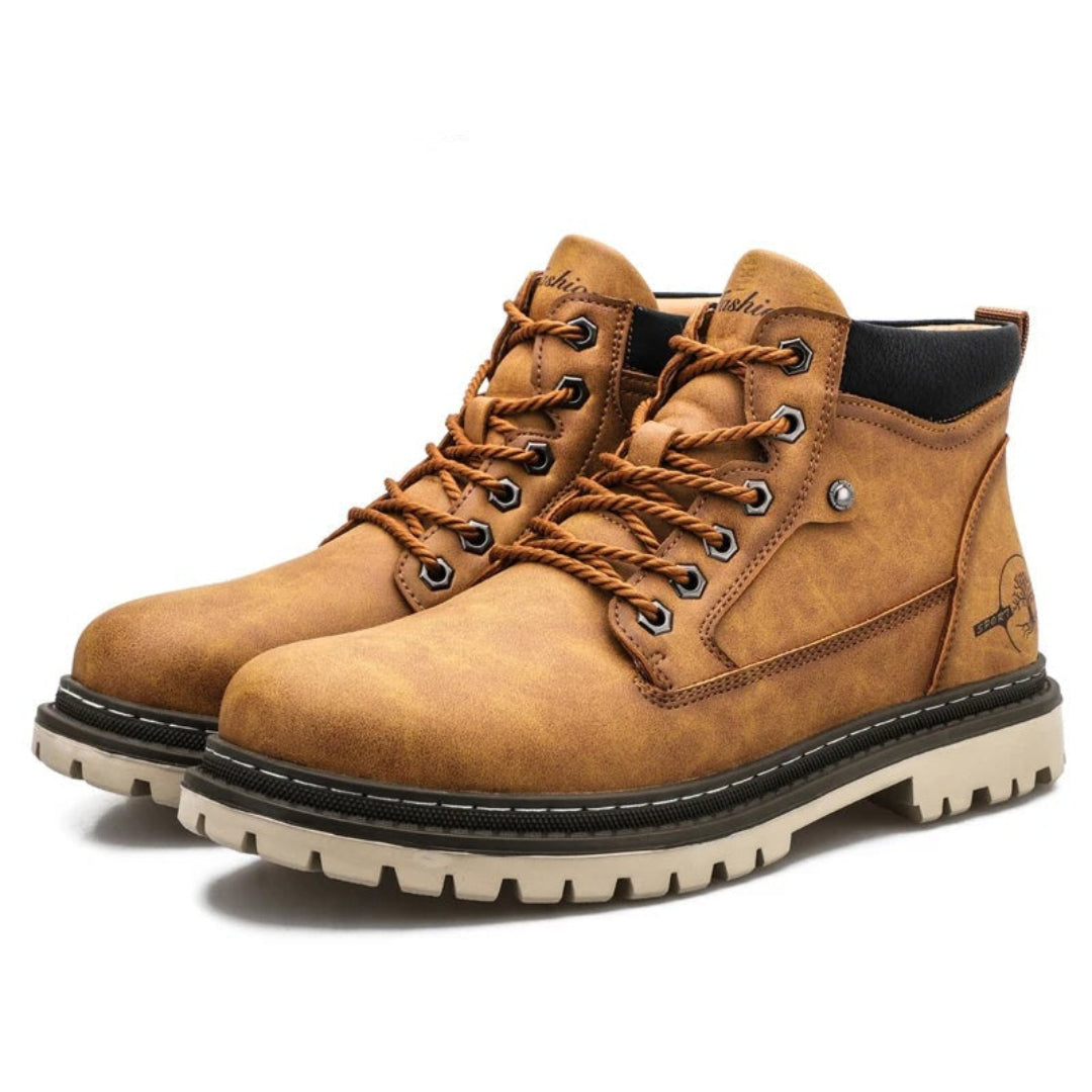 Robuste bequeme Herren Schnürstiefel