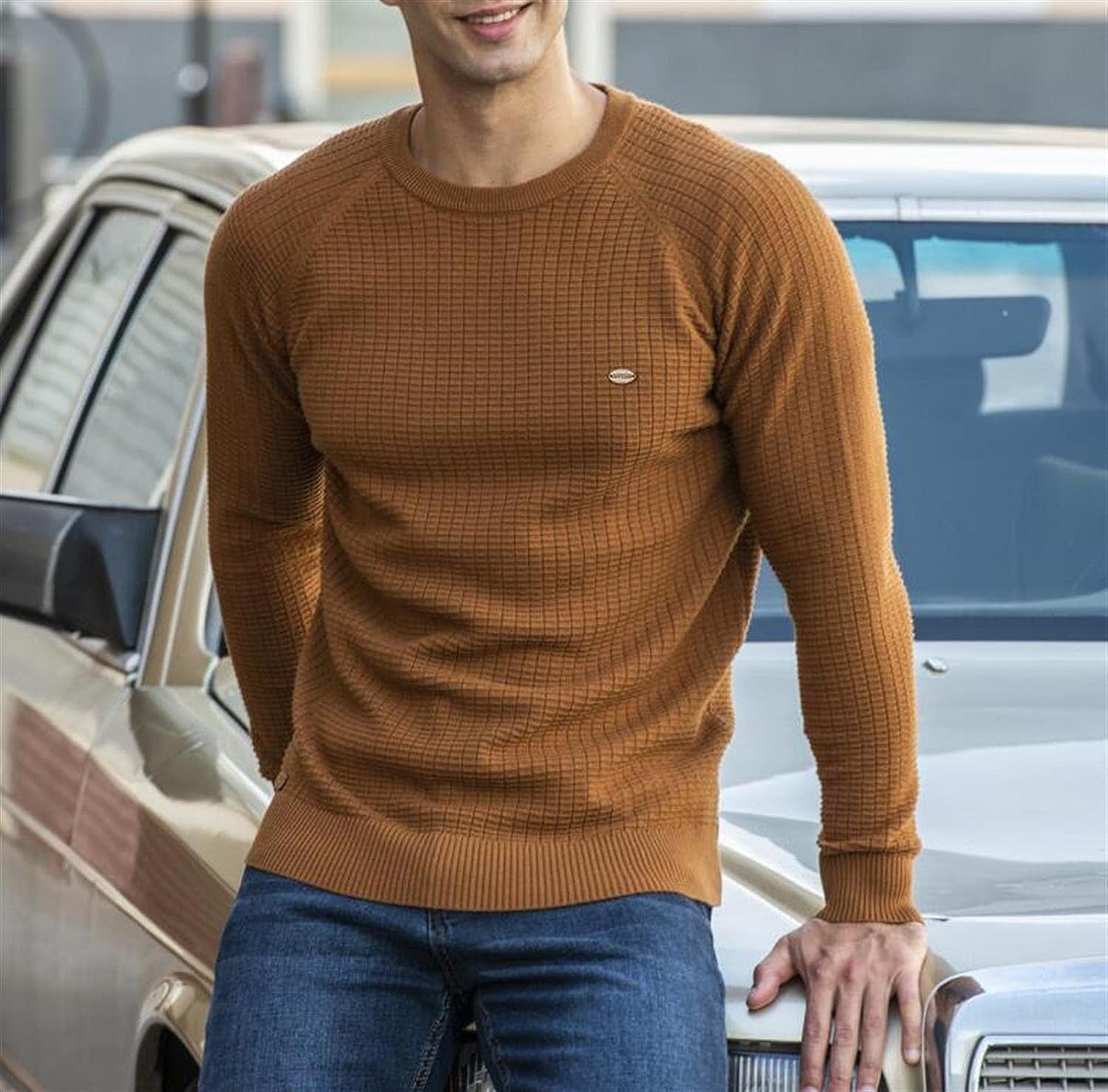 Klassische Karierter Pullover
