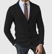 Herren Slim Fit British Strickjacke