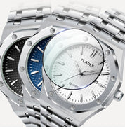 Edelstahl Achteck Armbanduhr Nr. 361