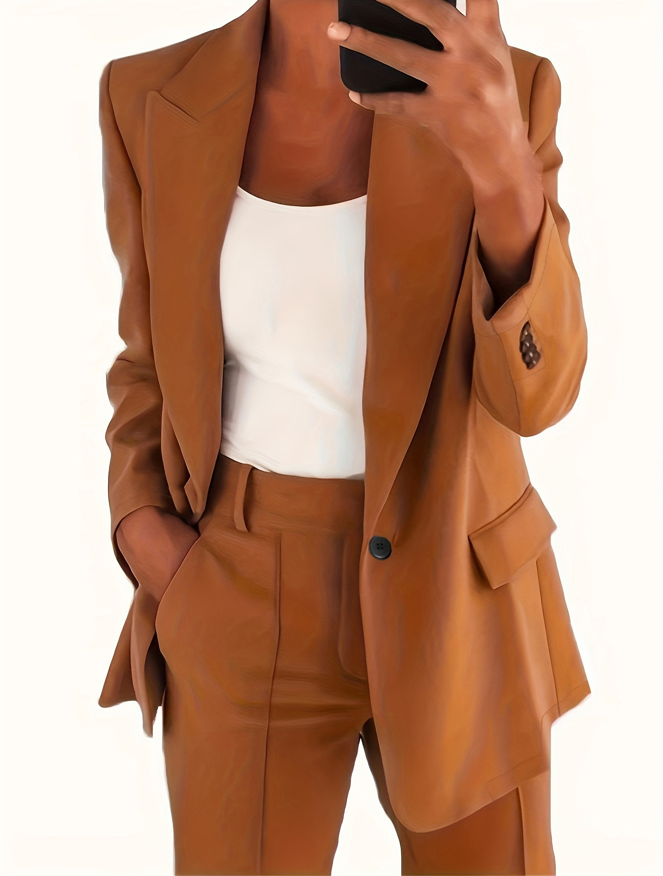 Damen Elegante Anzüge Zweiteiler Set