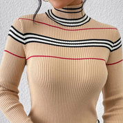 Damen Rollkragenpullover Slim Fit
