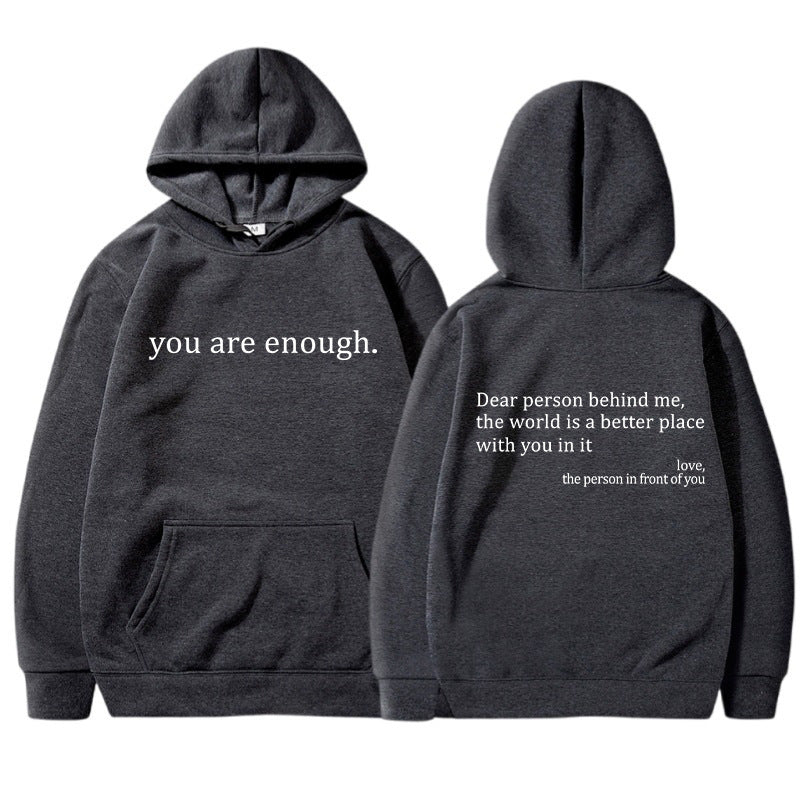 Unisex Kapuzenpullover mit Kordelzug