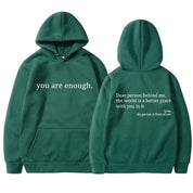 Unisex Kapuzenpullover mit Kordelzug