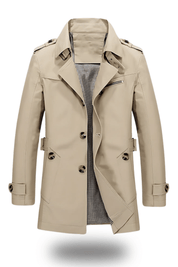 Klassischer Reverskragen Trenchcoat