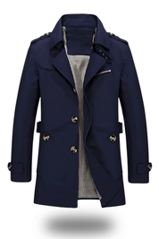 Klassischer Reverskragen Trenchcoat