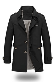 Klassischer Reverskragen Trenchcoat