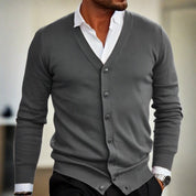 Eleganter Baumwollcardigan mit Knopfleiste