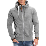 Herrensportjacke mit Kapuze