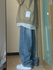 Verwaschenem Basic Boyfriend Jeans